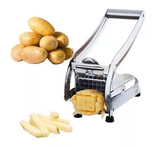 🔪 Cortador de Papas y Verduras de Acero Inoxidable – ¡Corta Fácil, Rápido y Seguro!