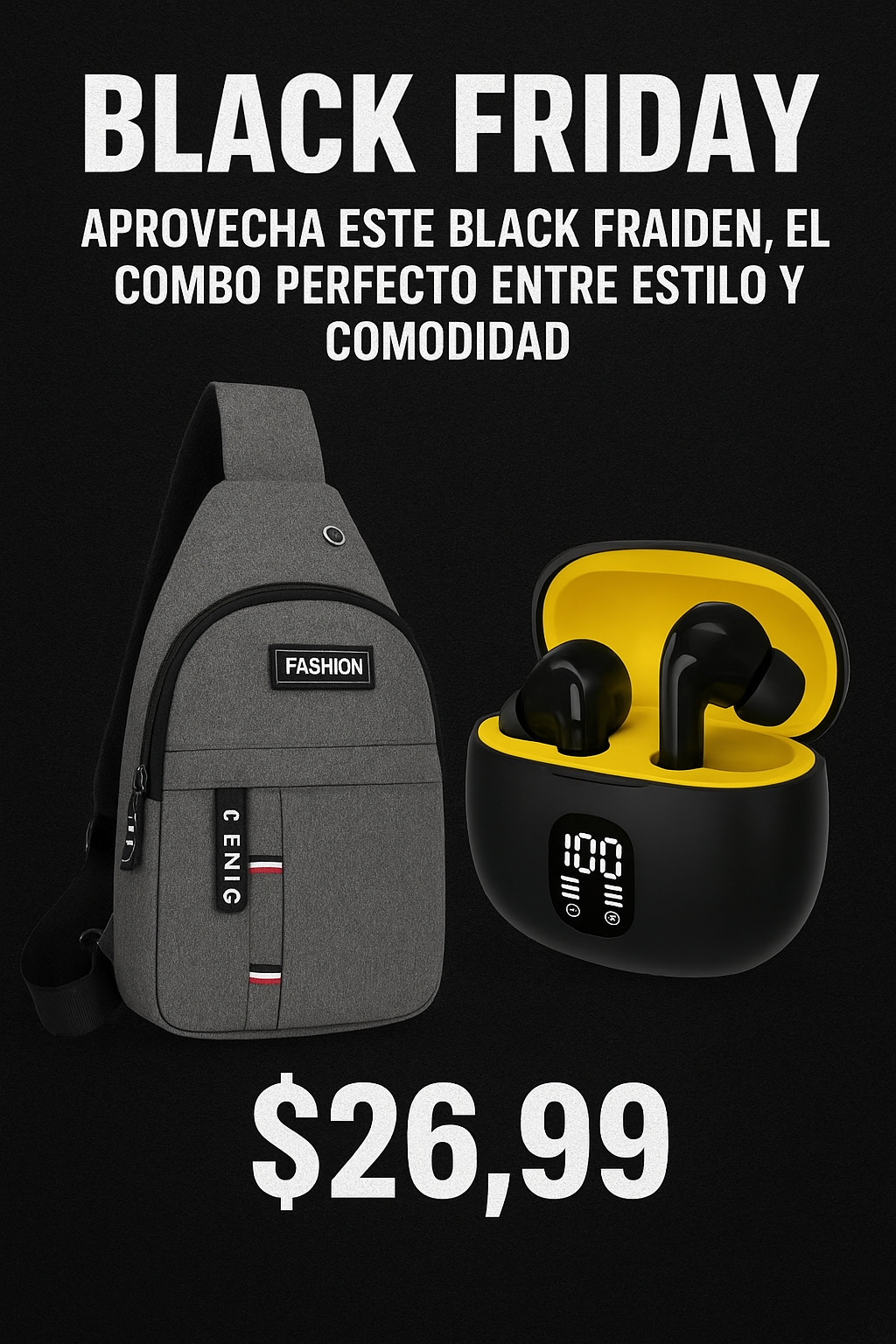 Cangurera  + Audífonos